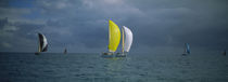 Sailboat racing in the ocean, Key West, Florida, USA by Panoramic Images