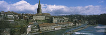 High angle view of a cathedral in a city, Munster Cathedral, Berne, Switzerland by Panoramic Images