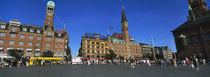 Low Angle View Of Buildings In A City, City Hall Square, Copenhagen, Denmark by Panoramic Images
