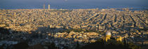 High Angle View Of A Cityscape, Barcelona, Spain by Panoramic Images