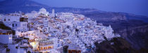 High angle view of buildings, Santorini, Cyclades Islands, Greece von Panoramic Images