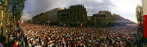 Panorama Print - Marathon Läufer, Paris, Frankreich von Panoramic Images