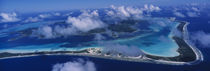 Aerial View Of An Island, Bora Bora, French Polynesia von Panoramic Images
