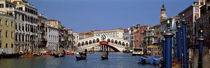 Bridge across a canal, Rialto Bridge, Grand Canal, Venice, Veneto, Italy by Panoramic Images