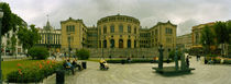 Facade of a parliament building, Storting, Oslo, Norway by Panoramic Images
