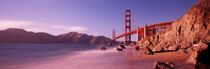 Bridge across a sea, Golden Gate Bridge, San Francisco, California, USA von Panoramic Images