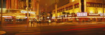 Casino lit up at night, Fremont Street, Las Vegas, Nevada, USA by Panoramic Images
