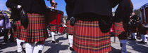 Group Of Men Playing Drums In The Street, Scotland, United Kingdom by Panoramic Images