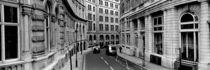 Buildings along a road, London, England von Panoramic Images