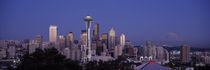 Skyscrapers in a city, Seattle, Washington State, USA by Panoramic Images