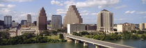 Buildings in a city, Town Lake, Austin, Texas, USA by Panoramic Images