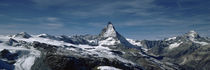 Snow on mountains, Matterhorn, Valais, Switzerland von Panoramic Images