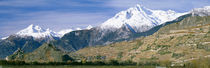 Mountains, Canton Of Valais, Switzerland by Panoramic Images