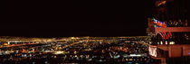 Hotel lit up at night, Palms Casino Resort, Las Vegas, Nevada, USA 2010 by Panoramic Images