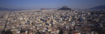 Aerial View Of A City, Athens, Greece by Panoramic Images