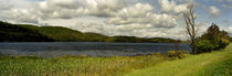 Lake in front of mountains, Lake Champlain, Vermont, USA by Panoramic Images