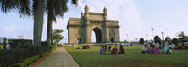 Tourist in front of a monument, Gateway Of India, Mumbai, Maharashtra, India by Panoramic Images