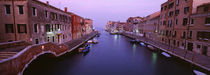 Buildings along a canal, Cannaregio Canal, Venice, Italy by Panoramic Images