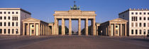 Facade of a building, Brandenburg Gate, Berlin, Germany by Panoramic Images