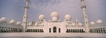 Low angle view of a mosque, Sheikh Zayed Mosque, Abu Dhabi, United Arab Emirates by Panoramic Images