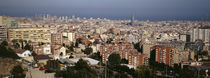 High angle view of a city, Barcelona, Catalonia, Spain von Panoramic Images