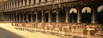 Chairs Outside A Building, Venice, Italy von Panoramic Images