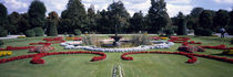 Fountain in a garden, Belvedere Garden, Vienna, Austria by Panoramic Images