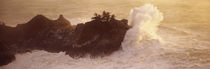 High angle view of waves breaking at the coast, Big Sur, California, USA by Panoramic Images