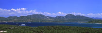 Boat in a lake, Costa Smeralda, Sardinia, Italy by Panoramic Images