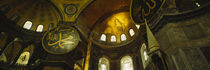 Low angle view of a ceiling, Aya Sophia, Istanbul, Turkey by Panoramic Images