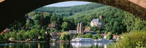 Town viewed through an arch bridge, Miltenberg, Bavaria, Germany von Panoramic Images
