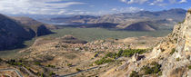 High angle view of islands, Itea, Chrisso, Delphi, Phocis, Greece von Panoramic Images