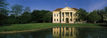 Classical style building near a pond, Munich, Bavaria, Germany von Panoramic Images