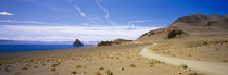 Dirt road on a landscape, Pyramid Lake, Nevada, USA von Panoramic Images