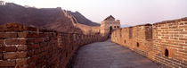 Path on a fortified wall, Great Wall Of China, Mutianyu, China von Panoramic Images