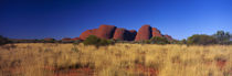 Panorama Print - Mount Olga, Uluru-Kata Tjuta Nationalpark, Australien von Panoramic Images