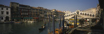 Bridge across a canal, Rialto Bridge, Grand Canal, Venice, Veneto, Italy by Panoramic Images