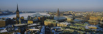 High angle view of a city, Stockholm, Sweden von Panoramic Images