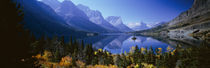 Mountains Reflected In Lake, Glacier National Park, Montana, USA by Panoramic Images