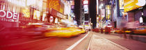 Traffic on the road, Times Square, Manhattan, New York City, New York State, USA by Panoramic Images