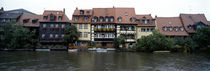 Buildings at the waterfront, Bamberg, Bavaria, Germany by Panoramic Images