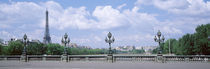 Cloud Over The Eiffel Tower, Pont Alexandre III, Paris, France by Panoramic Images