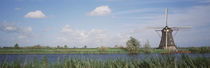 Netherlands, Traditional windmill in the village von Panoramic Images