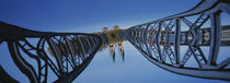 Low Angle View Of A Bridge, Blue Bridge, Freiburg, Germany von Panoramic Images