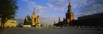 Cathedral at a town square, St. Basil's Cathedral, Red Square, Moscow, Russia von Panoramic Images