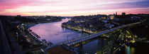 Bridge across a river, Dom Luis I Bridge, Duoro River, Porto, Portugal by Panoramic Images