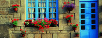 Facade of a building, Locronan, France by Panoramic Images