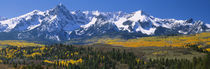 Mountains covered in snow, Sneffels Range, Colorado, USA von Panoramic Images