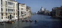 Gondolas in a canal, Grand Canal, Venice, Veneto, Italy by Panoramic Images