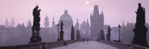 Charles Bridge And Spires Of Old Town, Prague, Czech Republic von Panoramic Images